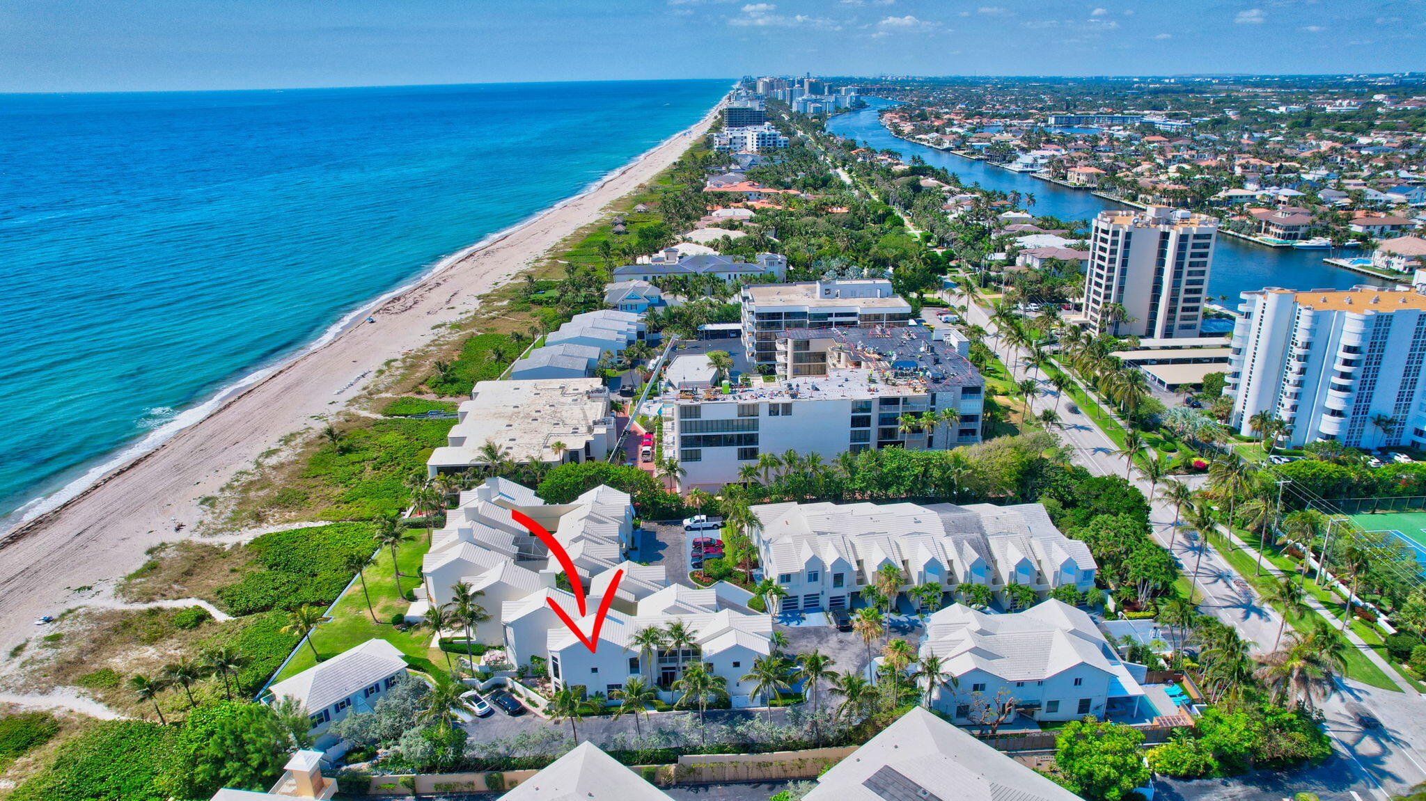 2115 South Ocean Boulevard, Unit 14 Delray Beach, FL 33483 - Photo 51 of 56 a view of a city and an ocean view