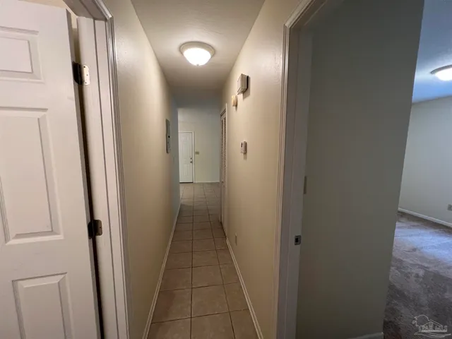 a view of hallway with elevator