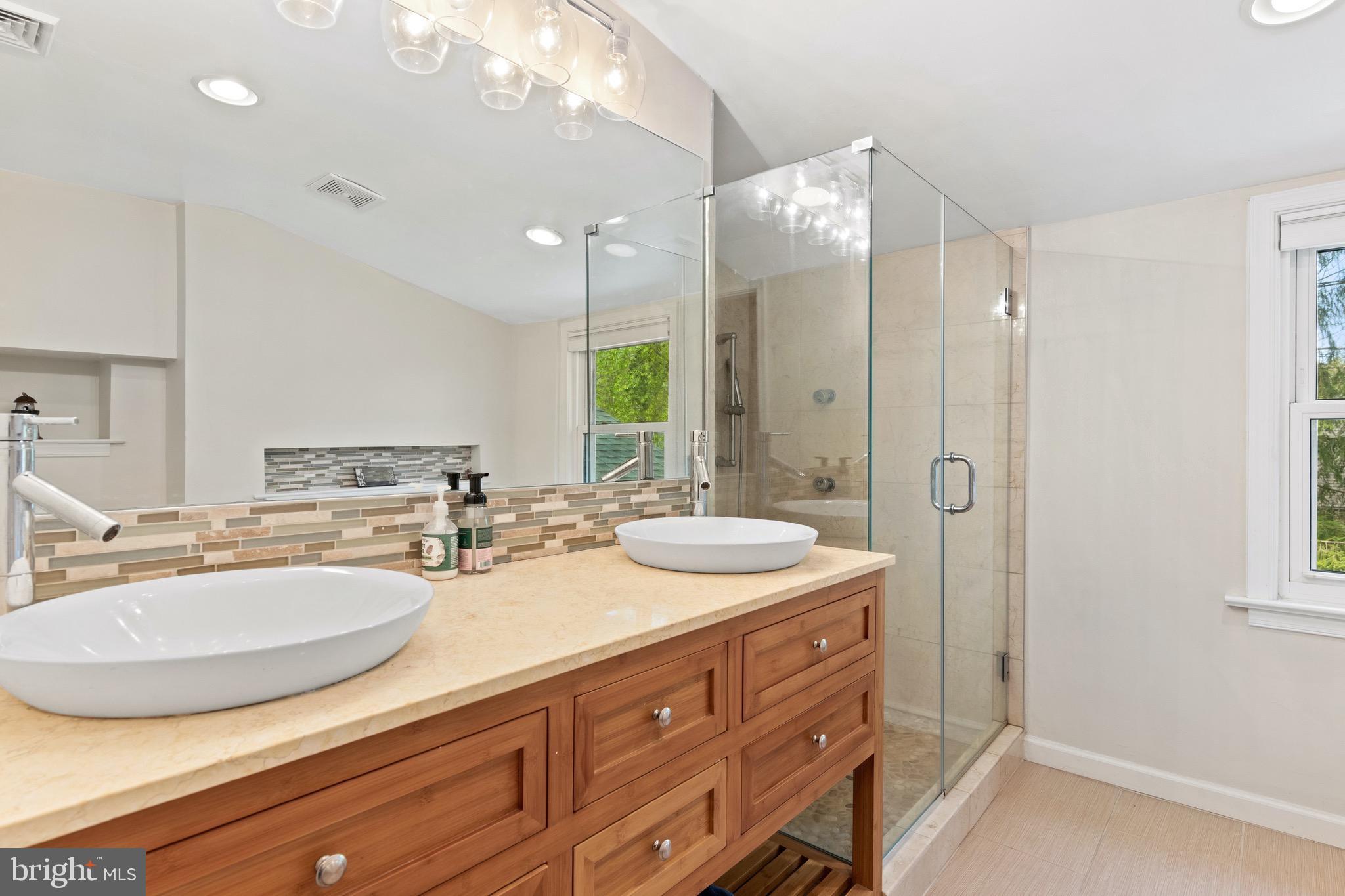 2 Princeton Road Wayne, PA 19087 - Photo 33 of 45 Large Master Bathroom with HEATED Floors