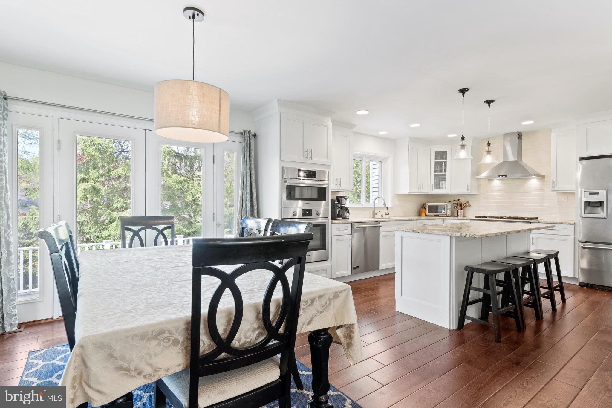 2 Princeton Road Wayne, PA 19087 - Photo 8 of 45 Open Concept Dining Room Kitchen Space