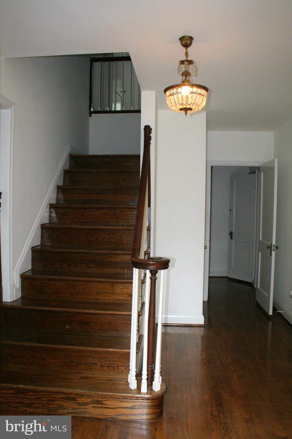 115 Enfield Road Baltimore, MD 21212 - Photo 8 of 37 Foyer staircase to upper level