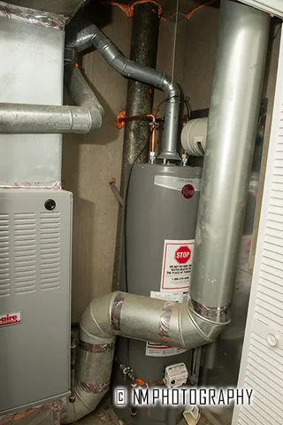 a view of water heater room