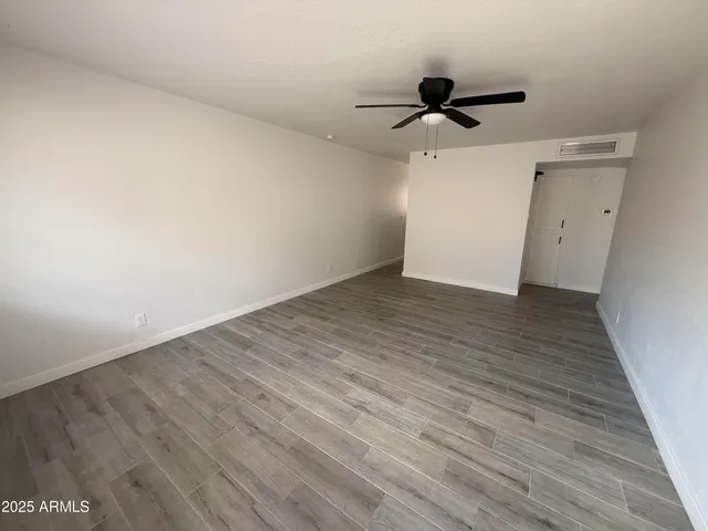 wooden floor in an empty room