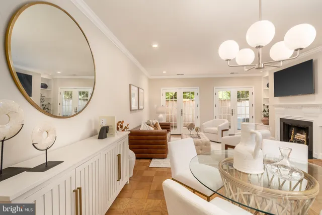 a kitchen with a refrigerator stove and microwave