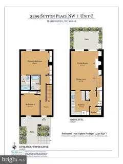 $950,000 | 3299 Sutton Place Northwest, Unit C, Washington, DC 20016