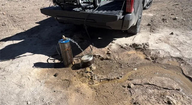 a view of a snow in the yard
