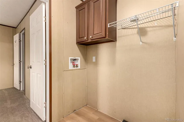 a view of a storage & utility room