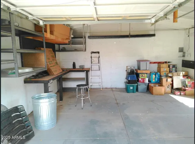 a view of storage and utility room