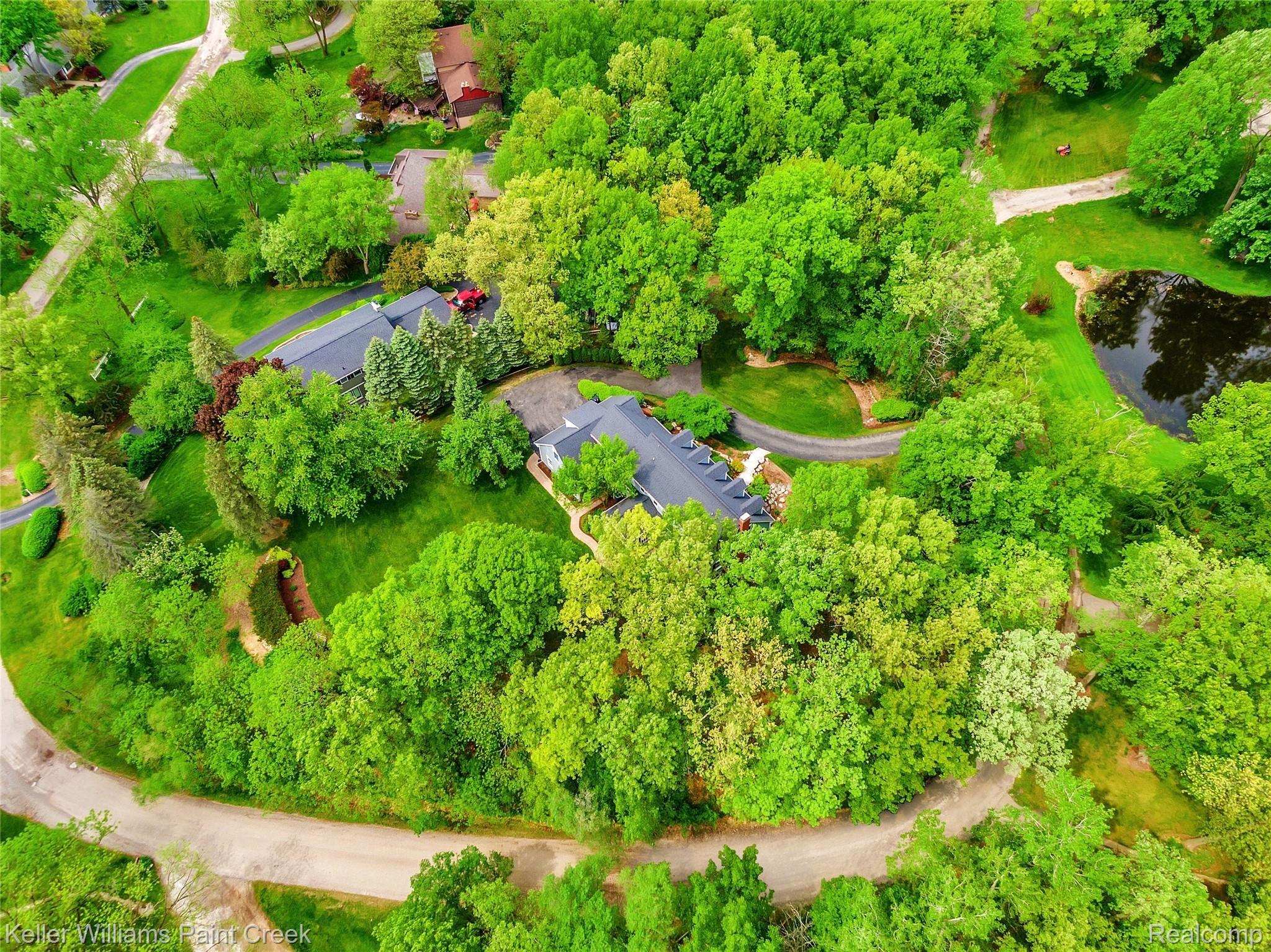 4776 Freer Street Rochester, MI 48306 - Photo 11 of 69 aerial view with pond across the way
