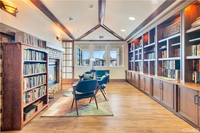 an aerial view of a kitchen