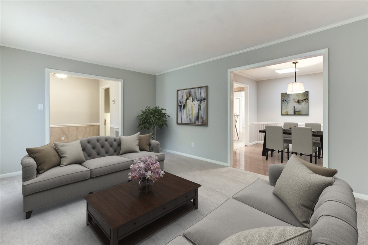 1449 Princess Anne Road Raleigh, NC 27607 - Photo 5 of 26 Living Room - Virtually Staged