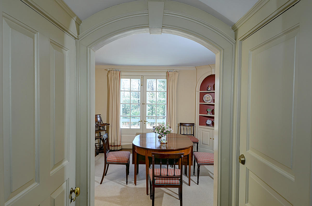 1062 Ponus Ridge Road New Canaan, CT 06840 - Photo 9 of 31 a view of a dining room with furniture and window