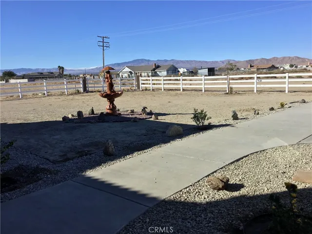 a view of a water and a mountain view