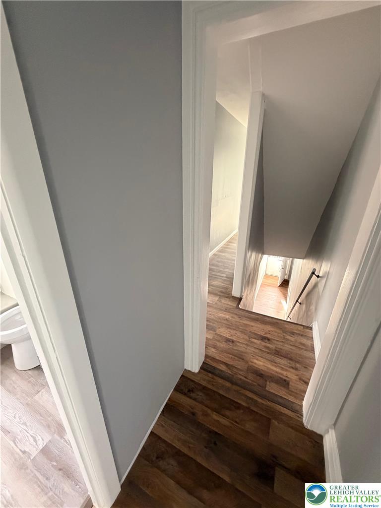 1523 Butler Street Easton, PA 18042 - Photo 11 of 17 Hallway/ View downstairs