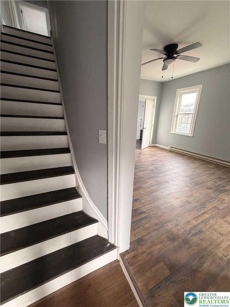 1523 Butler Street Easton, PA 18042 - Photo 5 of 17 Stairs going up/ TV room