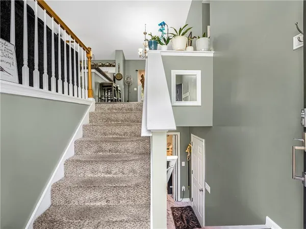 a view of entryway and hall