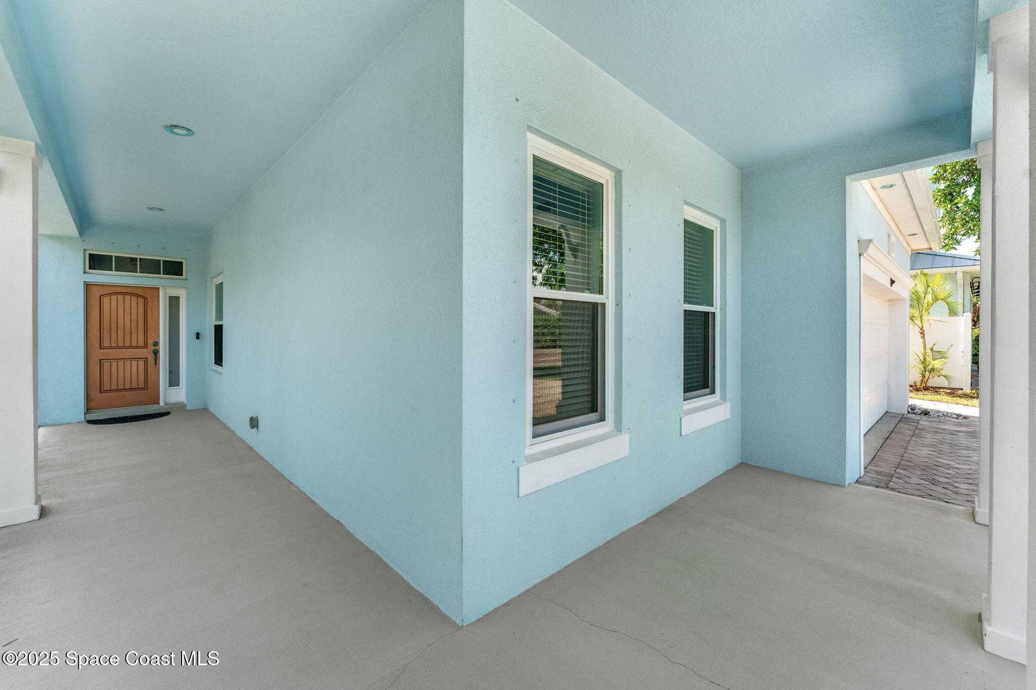 Front Covered Porch & Front Door