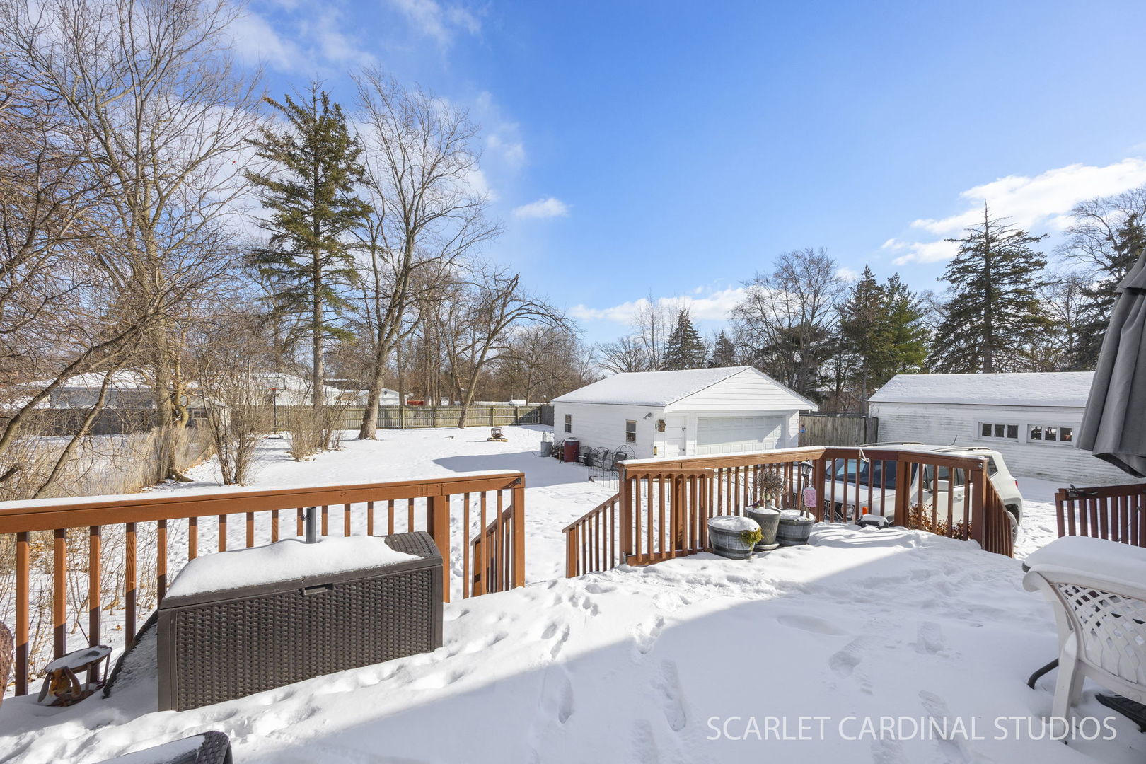 509 South Westmore-Meyers Road Lombard, IL 60148 - Photo 21 of 23 a view of a house with wooden deck and a backyard