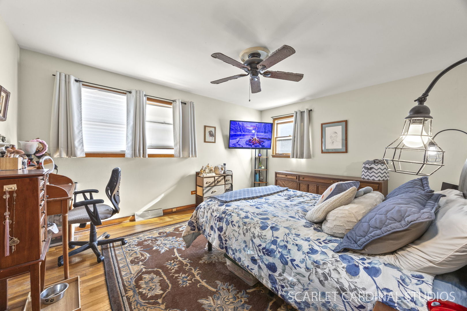 509 South Westmore-Meyers Road Lombard, IL 60148 - Photo 10 of 23 a bedroom with a bed and wooden floor