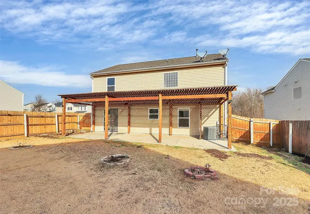 a view of a house with a large windows