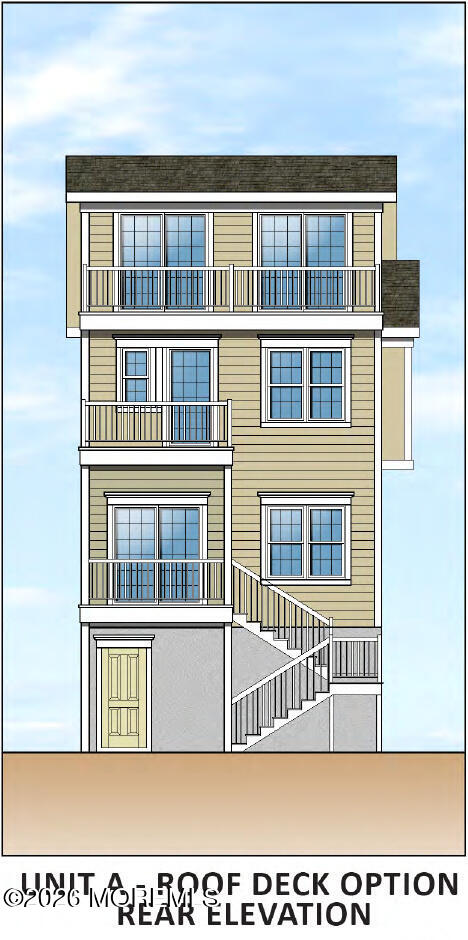 44 Beers Street, Unit A Keyport, NJ 07735 - Photo 4 of 6 44 beers 06_Unit_A_Roof_Deck_Option_Rear