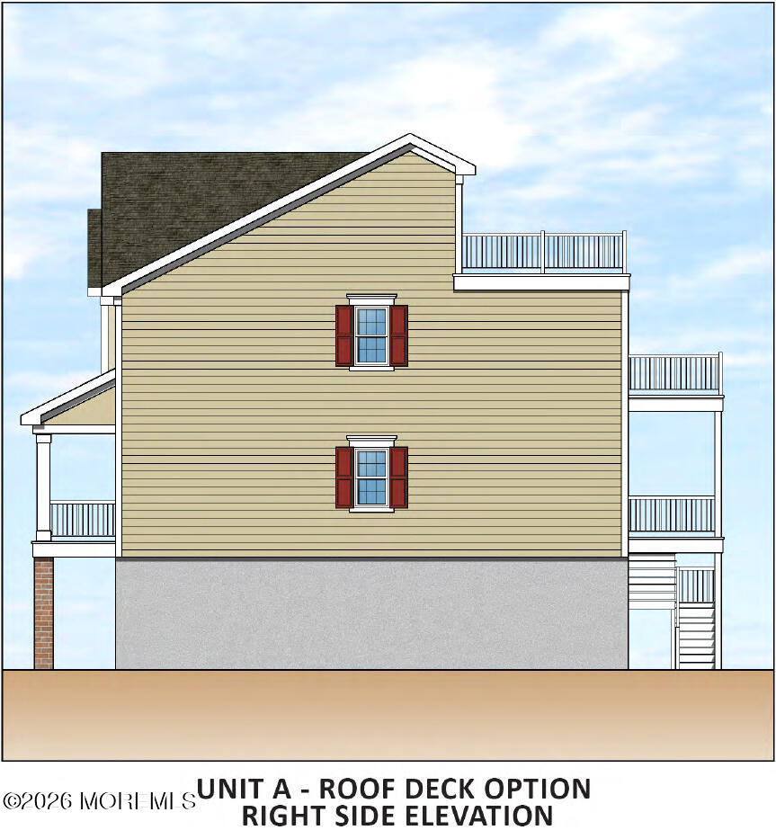 44 Beers Street, Unit A Keyport, NJ 07735 - Photo 6 of 6 44 beers 08_Unit_A_Roof_Deck_Option_Righ