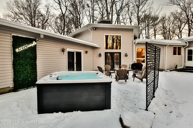 a view of a house with a patio