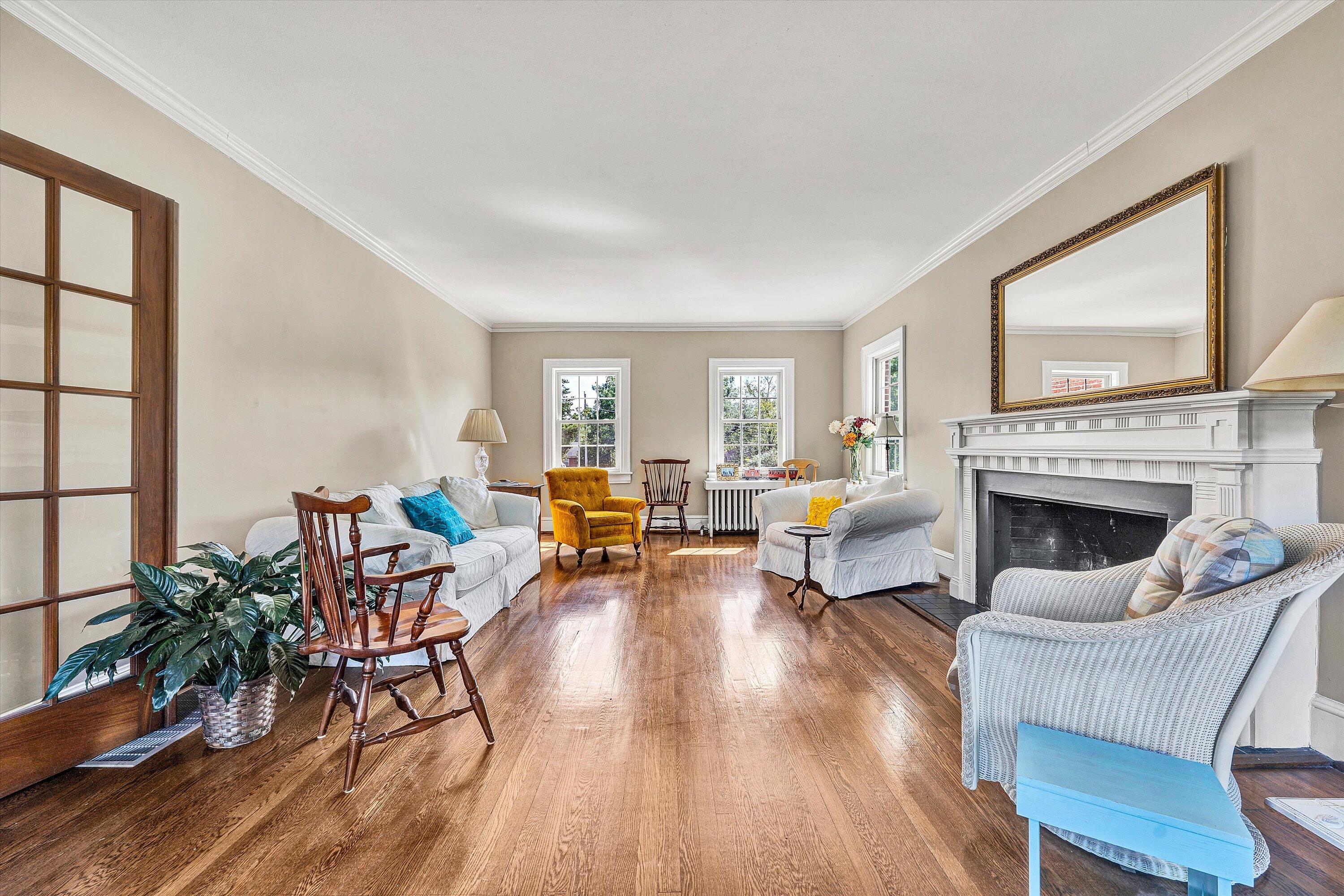 1930 Grandin Road Southwest Roanoke, VA 24015 - Photo 15 of 100 a living room with furniture and a fireplace
