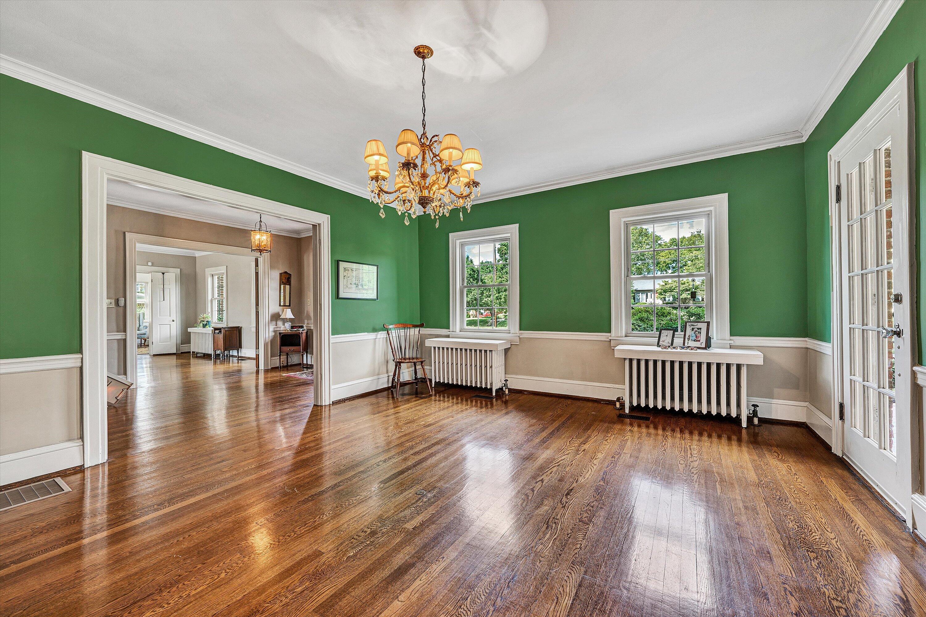 1930 Grandin Road Southwest Roanoke, VA 24015 - Photo 21 of 100 a view of a livingroom with furniture wooden floor chandelier
