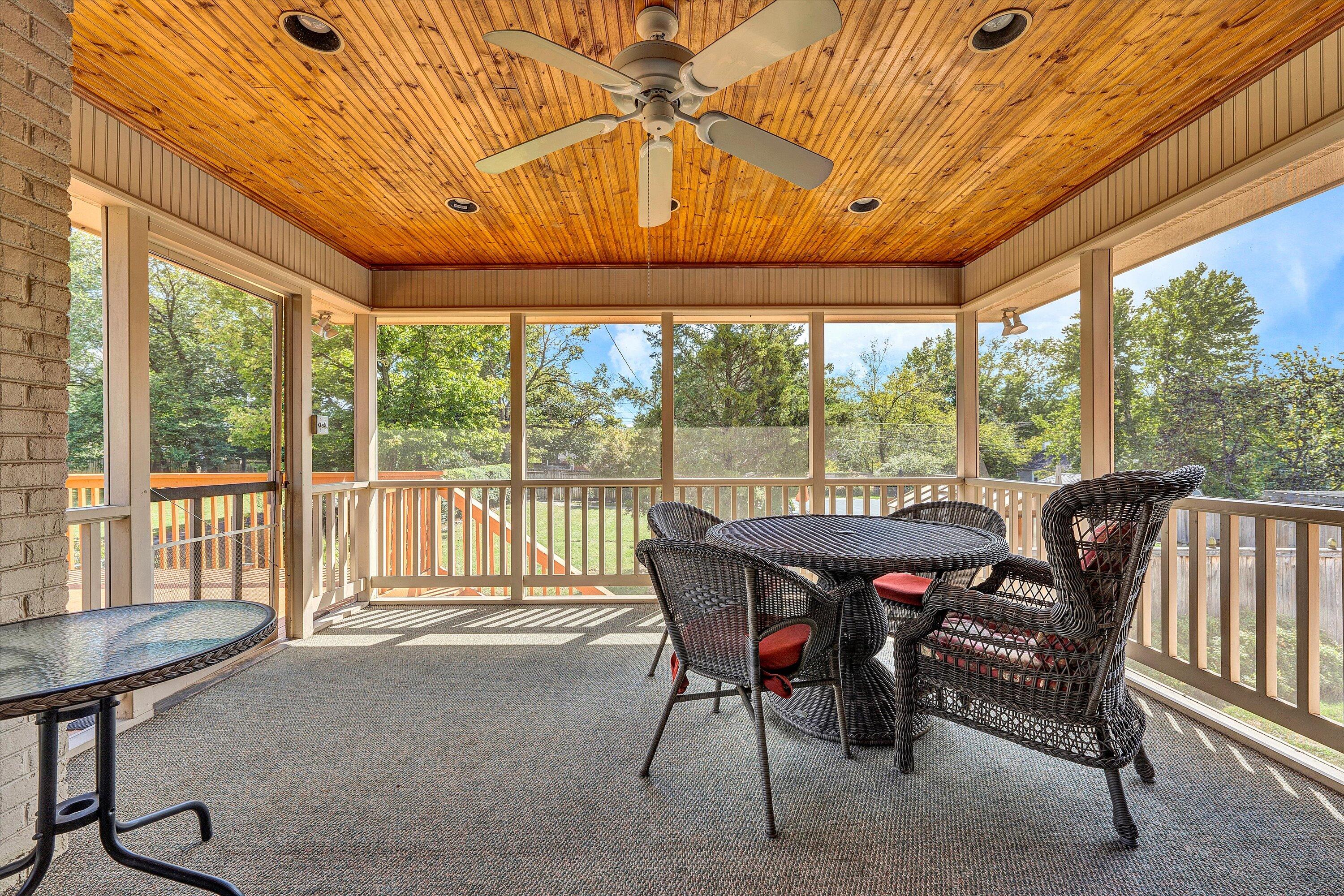 1930 Grandin Road Southwest Roanoke, VA 24015 - Photo 34 of 100 Screened Porch off Kitchen