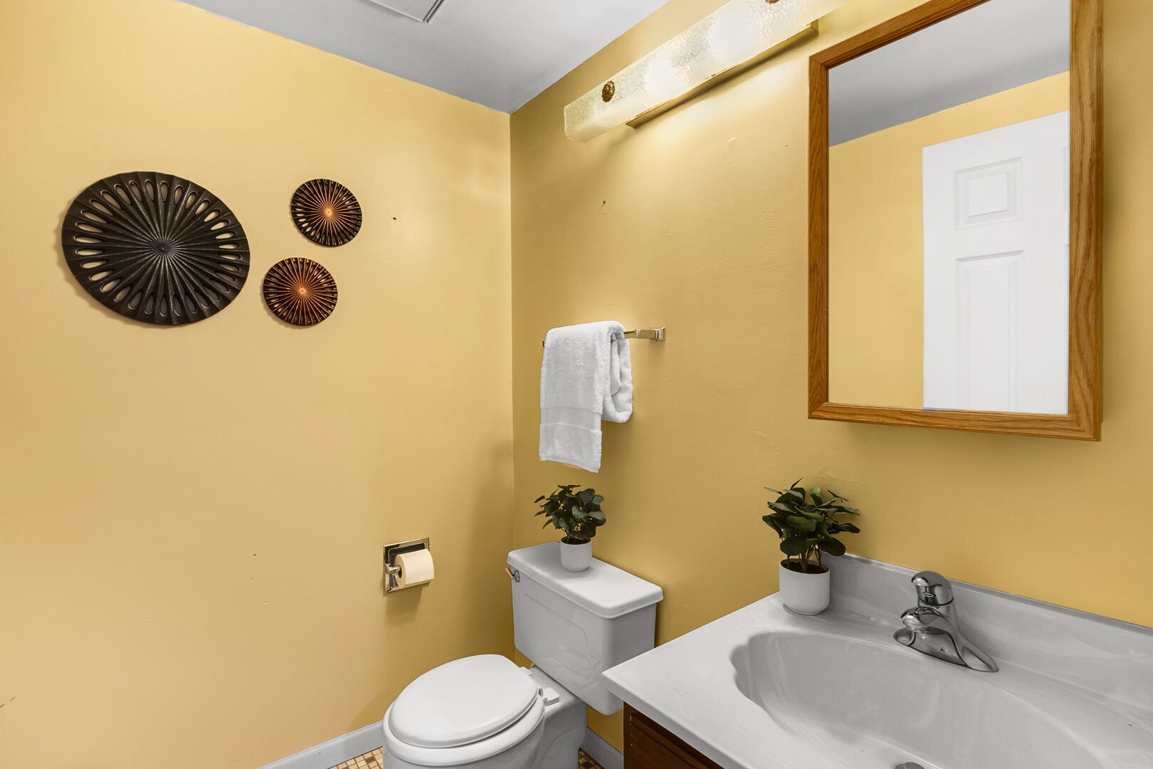 5080 Prairie Oak Road Gurnee, IL 60031 - Photo 13 of 20 a bathroom with a sink and mirror with toilet