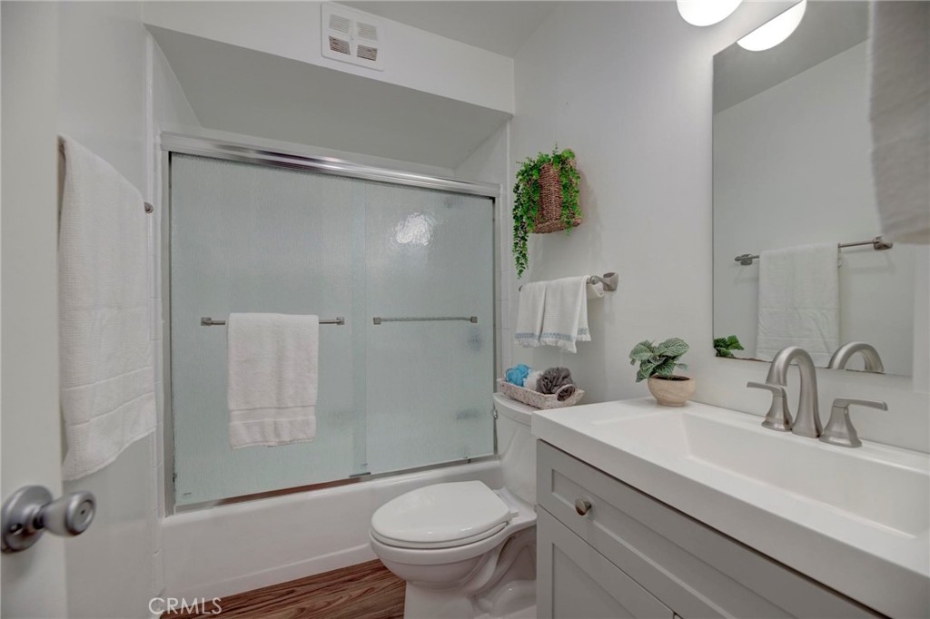 6315 Green Valley Circle, Unit 200 Culver City, CA 90230 - Photo 23 of 40 a bathroom with a sink toilet and shower