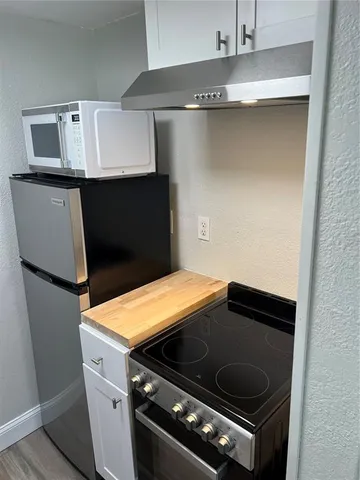 a close view of washer and dryer