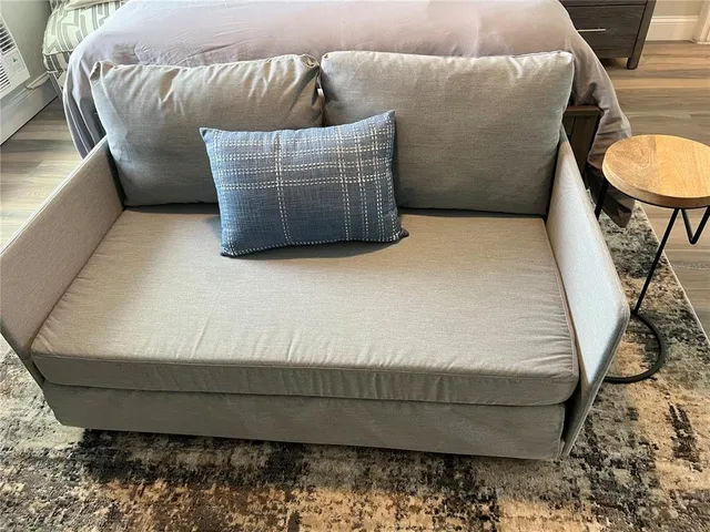 a living room with a couch