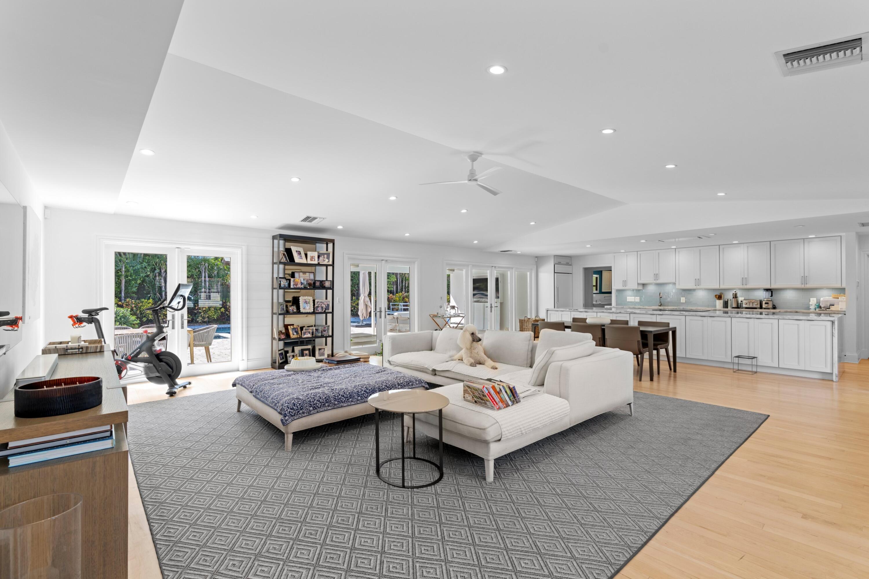 200 Ellamar Road West Palm Beach, FL 33405 - Photo 6 of 20 a living room with furniture and view of kitchen