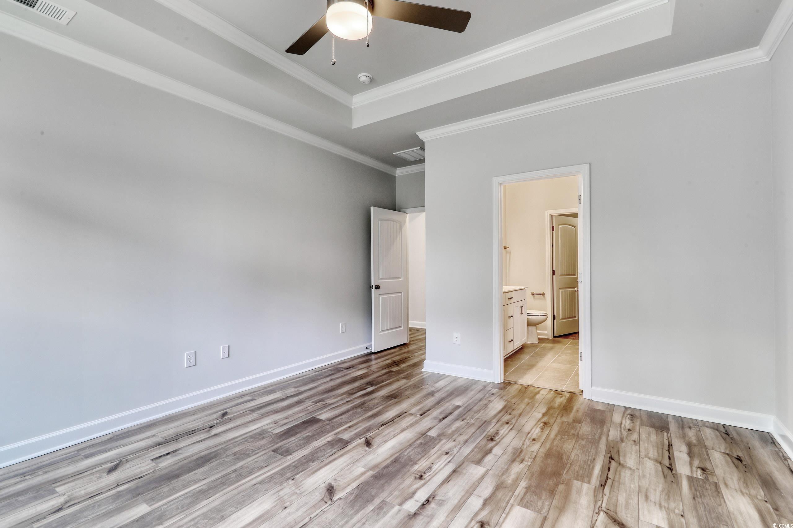 160 Azure Loop Myrtle Beach, SC 29588 - Photo 14 of 36 Unfurnished bedroom with light hardwood / wood-sty
