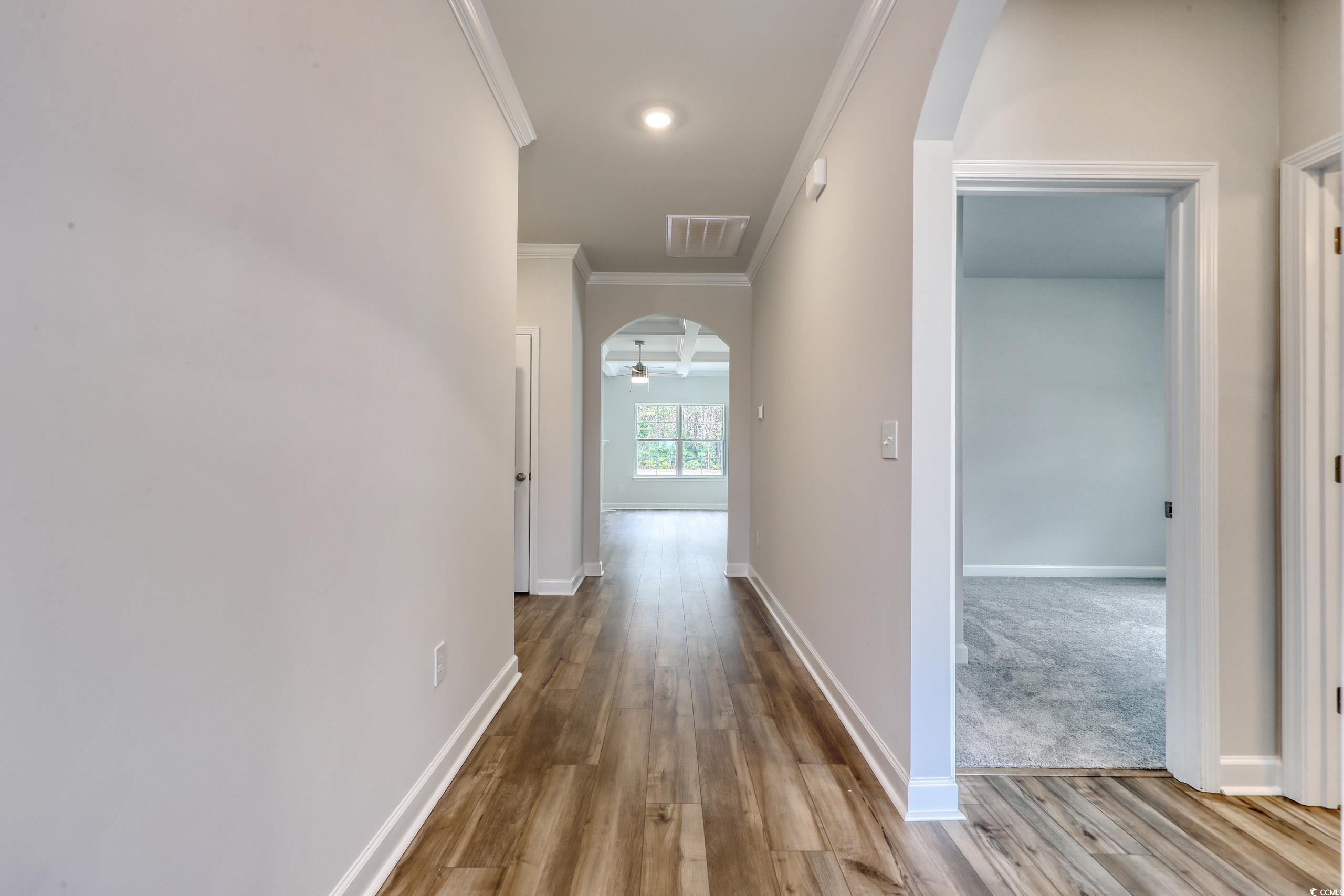 160 Azure Loop Myrtle Beach, SC 29588 - Photo 3 of 36 Hall featuring light hardwood / wood-style floorin