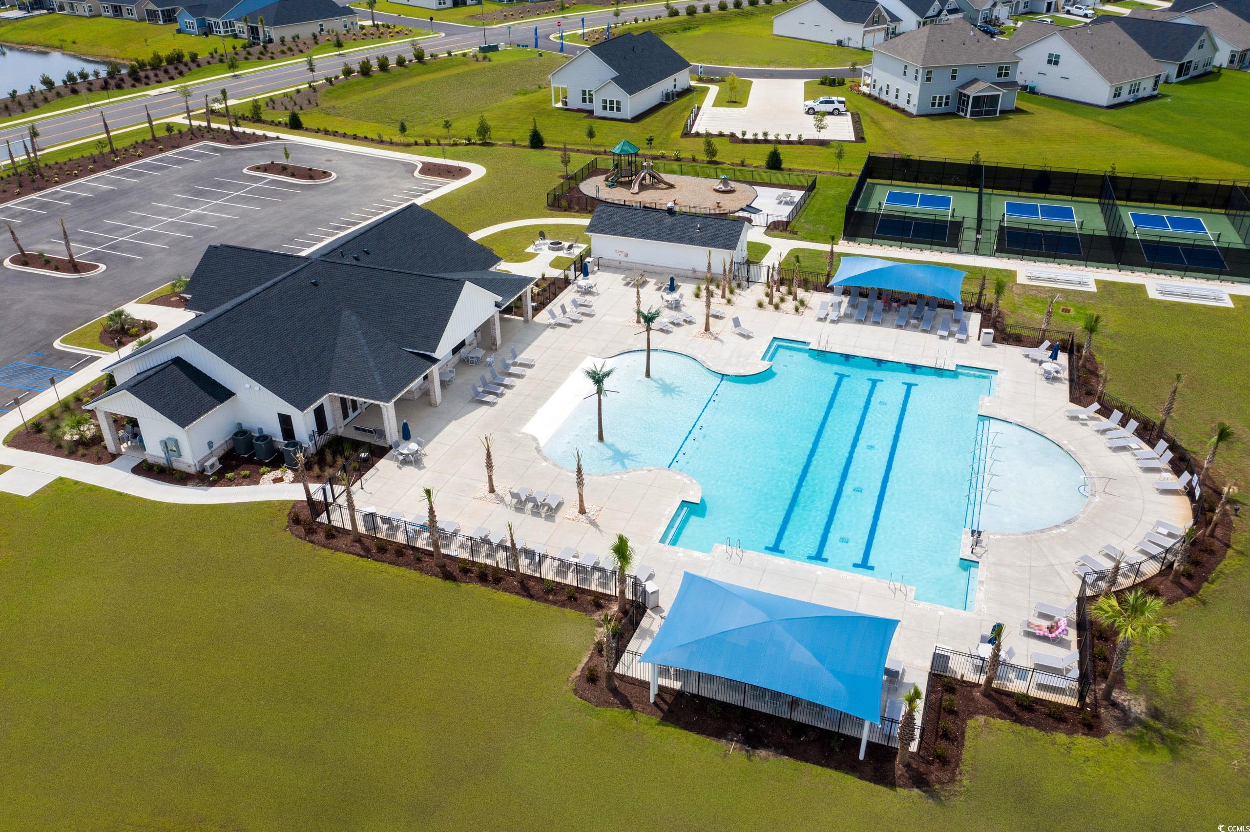 160 Azure Loop Myrtle Beach, SC 29588 - Photo 35 of 36 View of pool featuring a water view and a patio ar