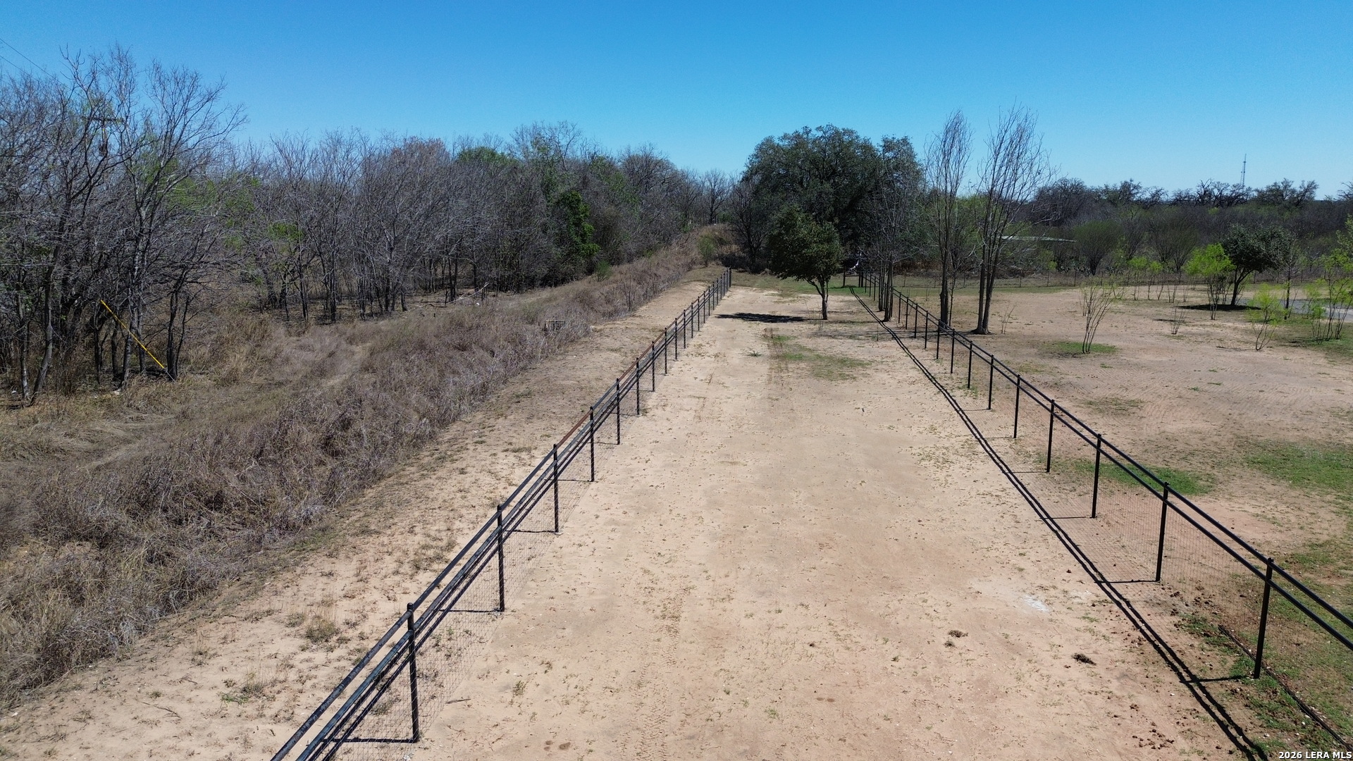 14364 Greenwood Road Atascosa, TX 78002 - Photo 9 of 10 a view of a pathway with a forest