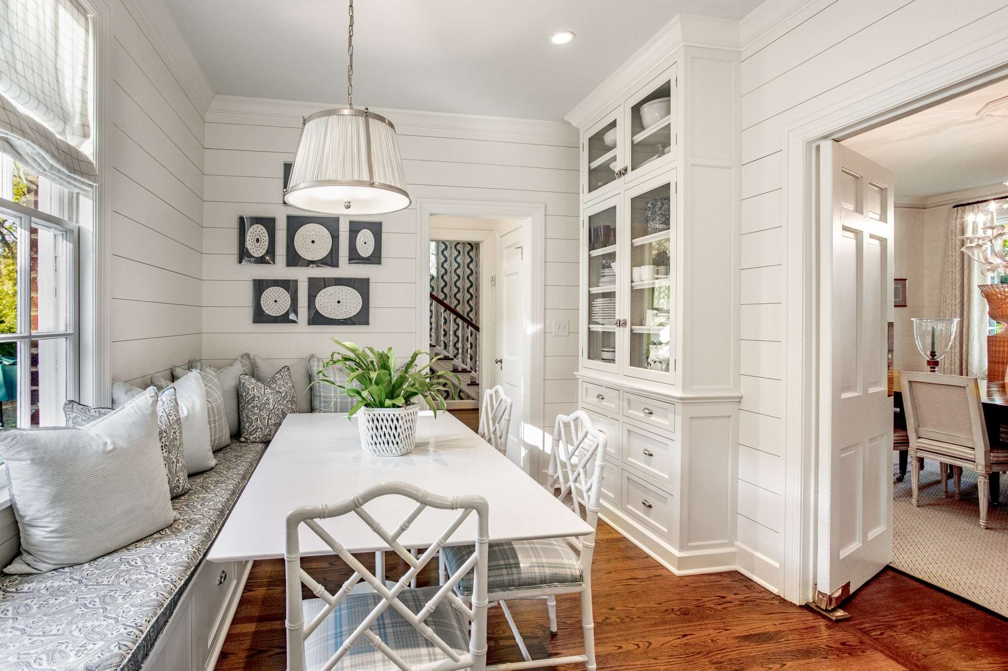 4313 Estes Road Nashville, TN 37215 - Photo 15 of 25 a view of a dining room with furniture wooden floor and chandelier