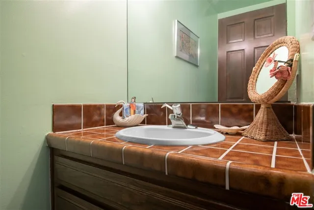 a view of a balcony with an outdoor space