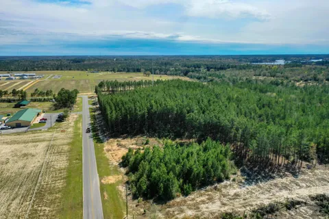 a view of yard with ocean view