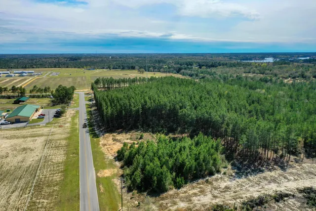 a view of yard with ocean view