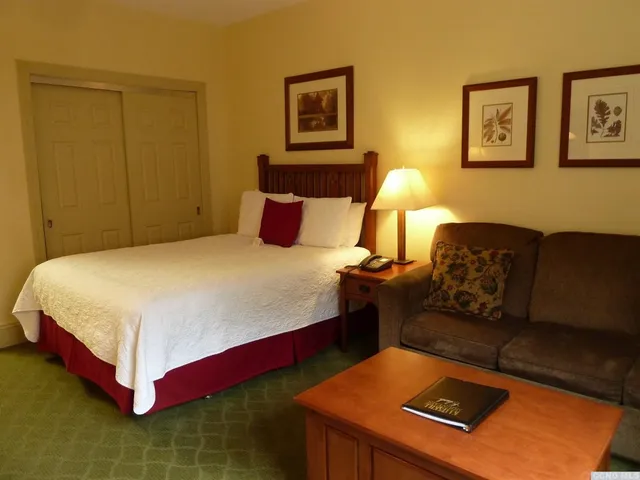 a bathroom with a granite countertop toilet sink and mirror
