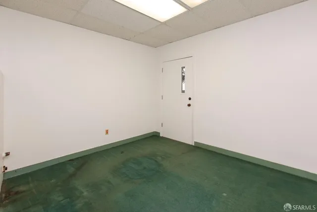 a small space with a window