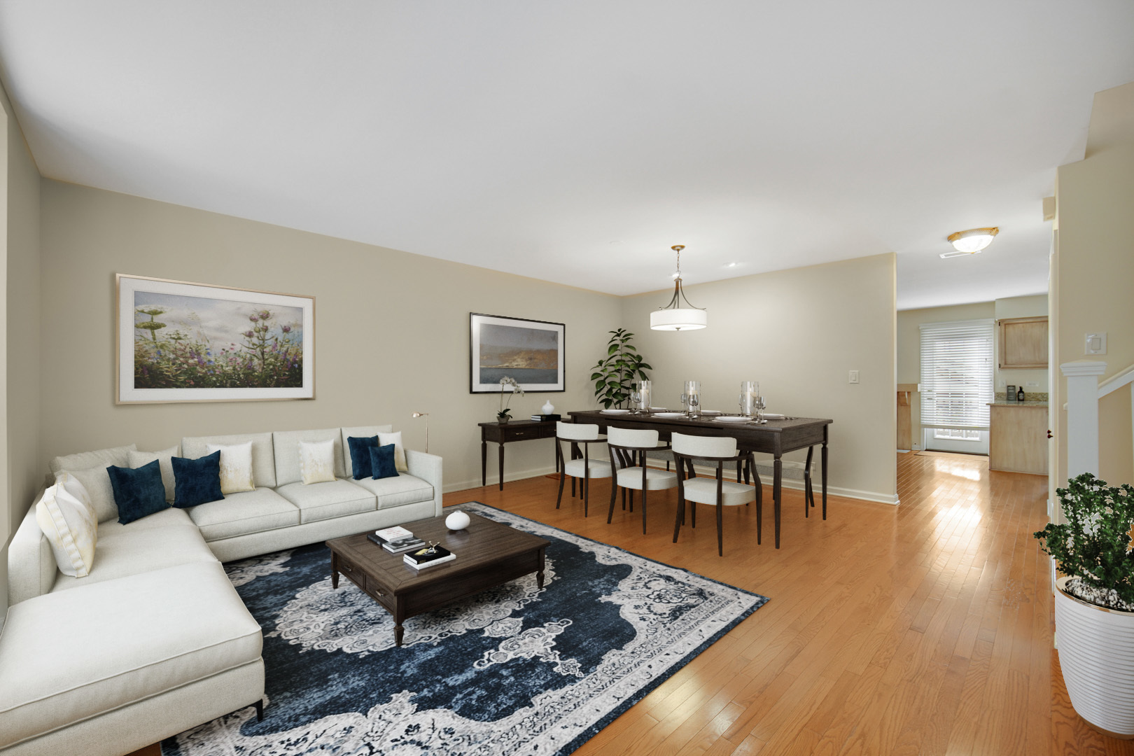 1130 Oakview Drive Wheaton, IL 60187 - Photo 3 of 25 a living room with furniture a rug and a table