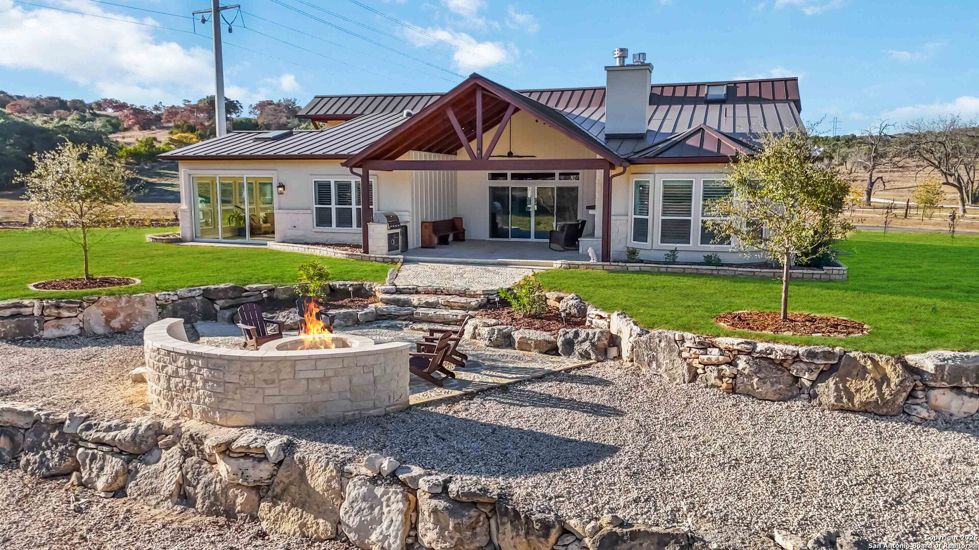 43 Lost Valley Boerne, TX 78006 - Photo 44 of 61 a front view of a house with garden