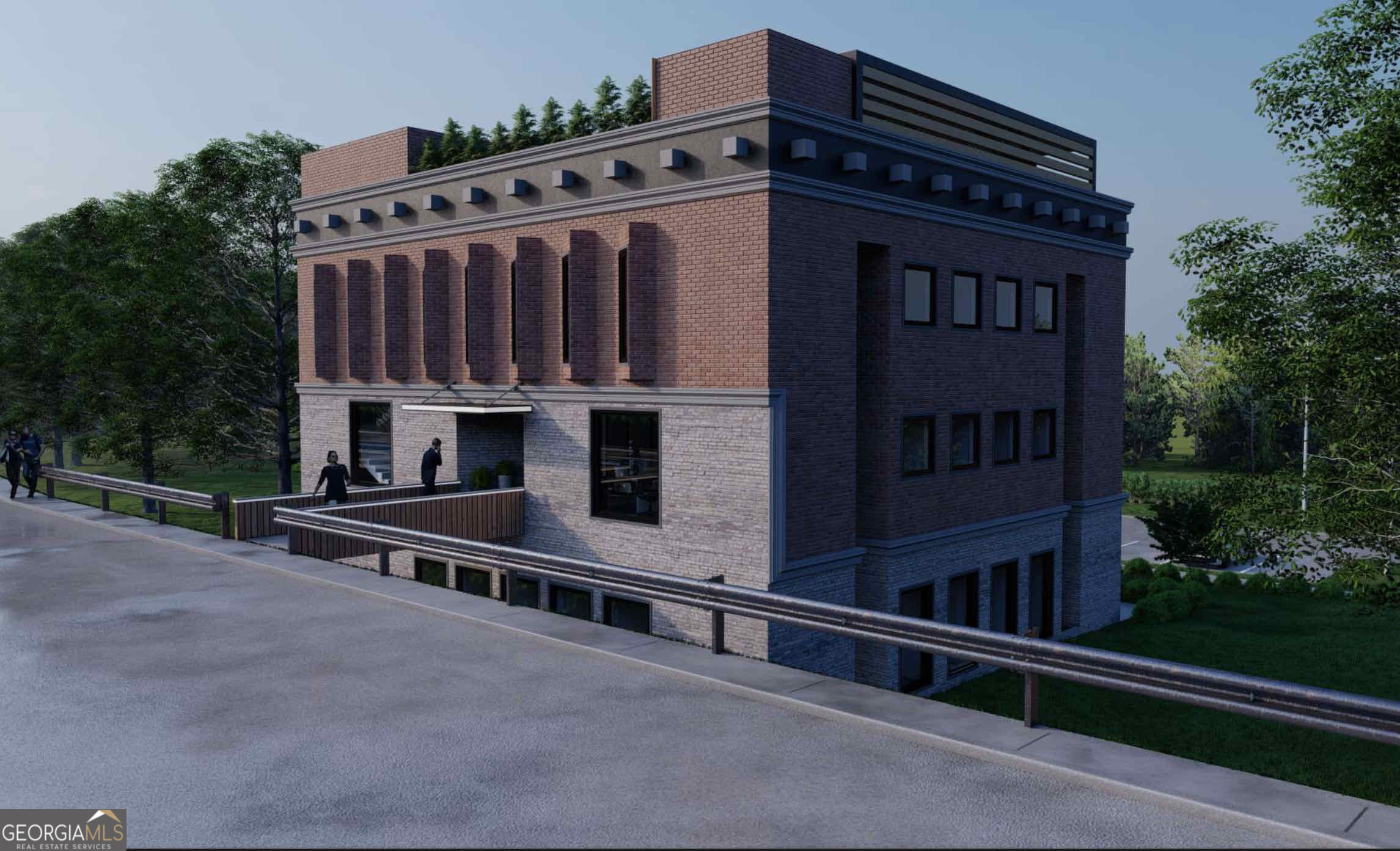 1141 Whitlock Avenue Southwest Marietta, GA 30064 - Photo 21 of 22 a view of a building with entryway and wooden fence