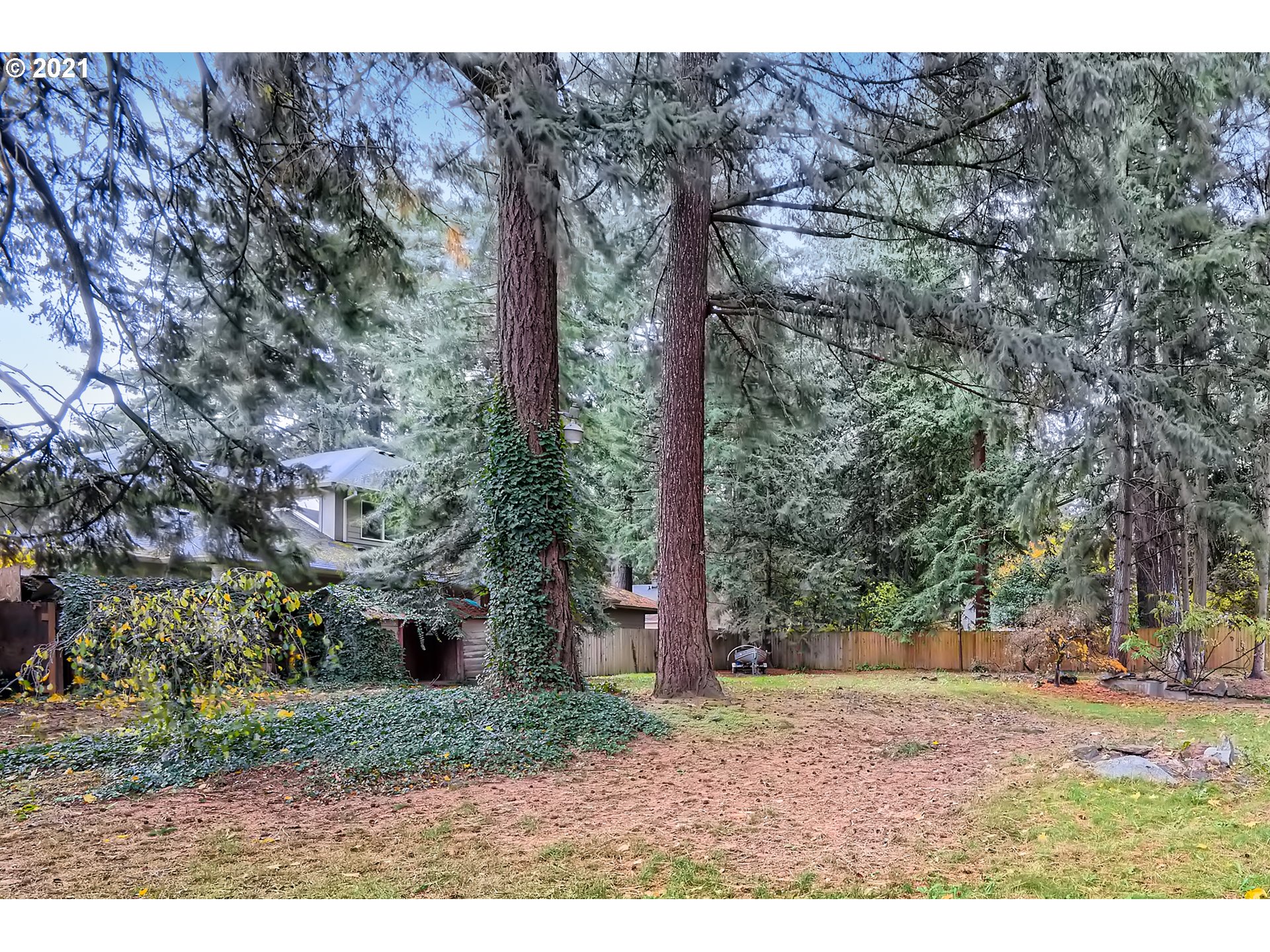 12044 Southeast Foster Road Portland, OR 97266 - Photo 24 of 28 a backyard of a house with lots of green space