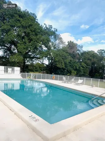 a view of road and trees